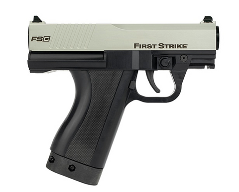 First Strike FSC .68 Cal Paintball Marker Pistol- Silver/Black