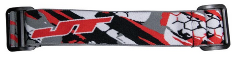 JT Proflex X/Proflex Authentic Moto Goggle Strap- Red